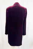 Lafayette 148 Velvet Long Coat Size M