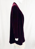 Lafayette 148 Velvet Long Coat Size M