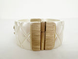 Chanel Quilted CC Bangle Bracelet
