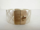 Chanel Quilted CC Bangle Bracelet