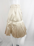 Vintage Chanel Satin Pleated Skirt Size S