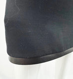 Prada Leather Trim Straight Skirt Size 4