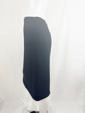 Prada Leather Trim Straight Skirt Size 4