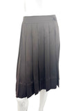 Bottega Veneta Silk Pleated Skirt Size M