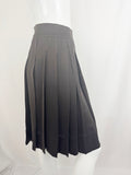 Bottega Veneta Silk Pleated Skirt Size M