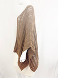 Brunello Cucinelli Sequin Accent Poncho Size M