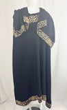 St. John Collection Leopard Cape One Size