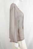 New Chanel Silk Blouse Size 10