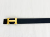 Hermes H Buckle Reversible Belt