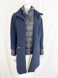 Soia & Kyo Mixed Media Coat Size M