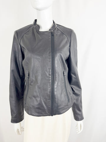 Halogen Leather Jacket Size M