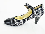Chanel Tweed Mary Jane Pumps Size 8