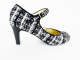 Chanel Tweed Mary Jane Pumps Size 8