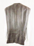 Akris Leather Top/Vest Size 14