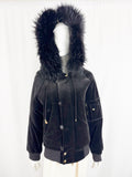 NEW Sonia Rykiel Jacket W/Fur Trim Size M