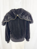 NEW Sonia Rykiel Jacket W/Fur Trim Size M