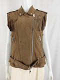 New AllSaints Suede Vest Size 10