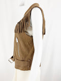 New AllSaints Suede Vest Size 10