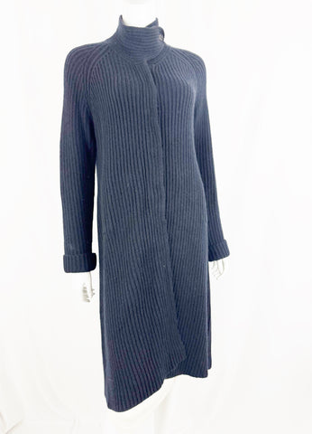 Akris Cashmere Knit Coat Size 12