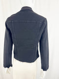 L'Agence Black Denim Jacket Size L