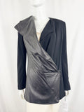 NEW Vionnet Paris Jersey w/Leather Jacket Size L