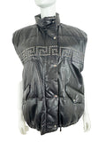 Begedor Leather Puffer Vest Size 12