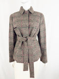 Akris Wool Belted Jacket Size 16