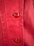 St. John Leather Jacket Size 16