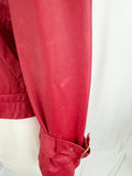 St. John Leather Jacket Size 16
