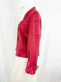 St. John Leather Jacket Size 16