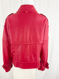 St. John Leather Jacket Size 16