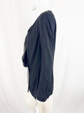 NEW Vionnet Paris Jersey w/Leather Jacket Size L