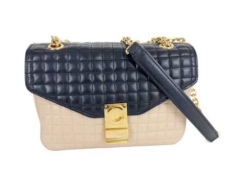 Celine C Quilted Crossbody