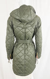Burberry Quilted Belted Coat Size S
