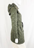Burberry Quilted Belted Coat Size S