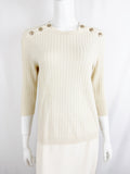Chanel Cable Knit Top Size M