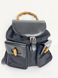 Gucci Bamboo Accent Backpack