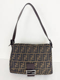 Vintage Fendi Zucca FF Mama Shoulder Bag
