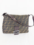 Vintage Fendi Zucca FF Mama Shoulder Bag