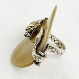 John Hardy 18k Naga Ring Size 7