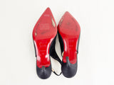 Christian Louboutin Canvas Slingback Size 8