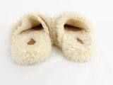 Celine Triomphe Shearling Slides Size 7