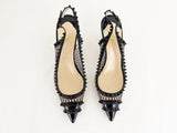 Christian Louboutin Mesh Studded Slingback Size 8