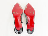 Christian Louboutin Mesh Studded Slingback Size 8