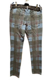 NEW Chanel Plaid Jeans Size L