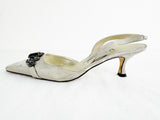 Manolo Blahnik Brocase Slingback Size 10