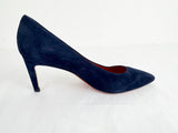 Santoni Blue Suede Pump Size 10