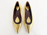 NEW Devi Kroell Metallic Ballet Flat Size 9