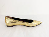 NEW Devi Kroell Metallic Ballet Flat Size 9