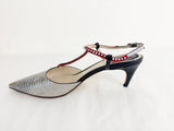 Christian Dior Cystal T-Strap Size 10